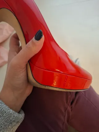 Scarpe con tacco Cavallini rosse