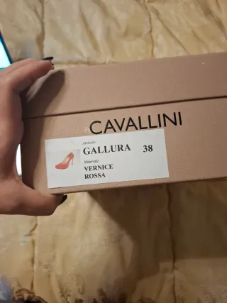 Scarpe con tacco Cavallini rosse