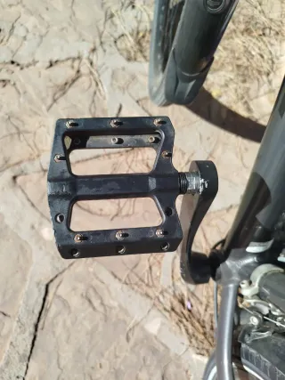 Bicicleta La Pierre Treking con alforjas