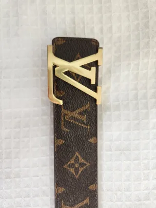 Cintura Louis Vuitton Marrone e Oro