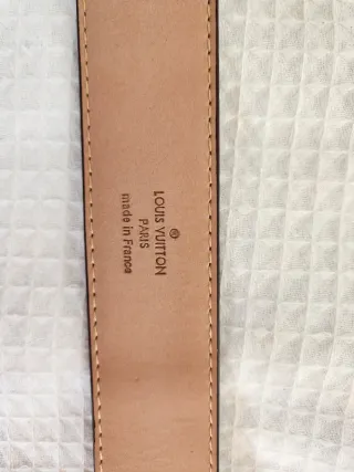 Cintura Louis Vuitton Marrone e Oro