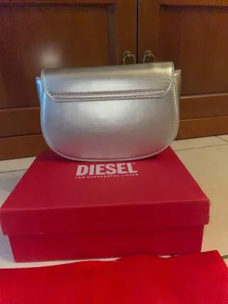 Borsa Diesel Silver Glitter