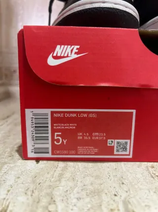 Zapatillas Nike Dunk Blancas y Negras