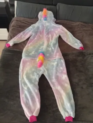 Pijama Unicornio Talla L Arcoíris