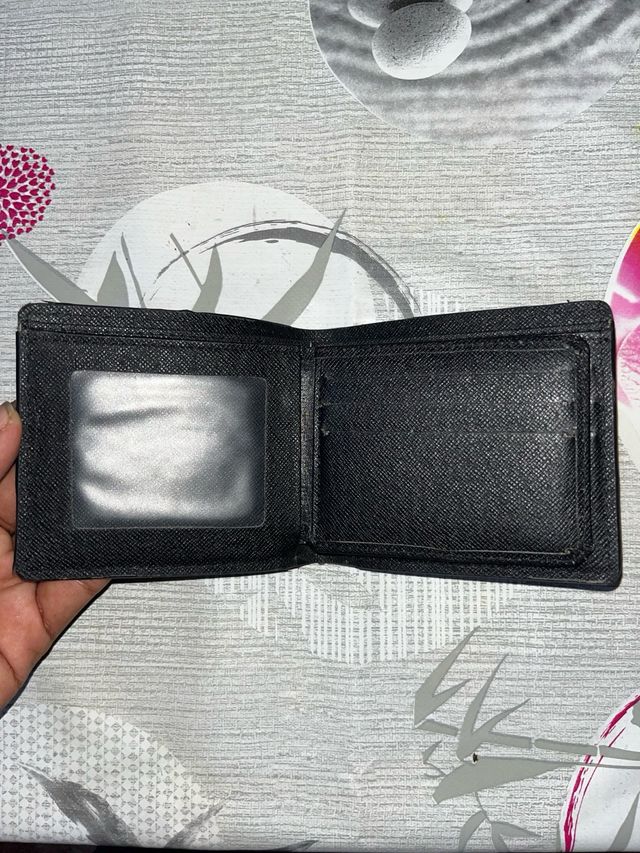 Portafoglio Louis Vuitton Monogram Grigio Nero