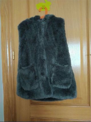 Chaleco de pelo niña