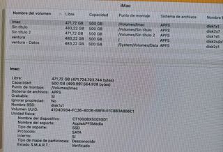 Apple iMac 21.5 Plata/Negro