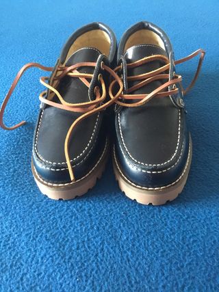 Zapatos náuticos niño Yowas azul marino.  OFERTA