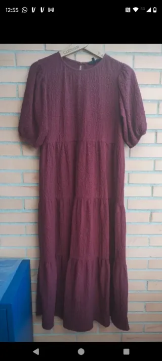 Vestido burdeos Desigual