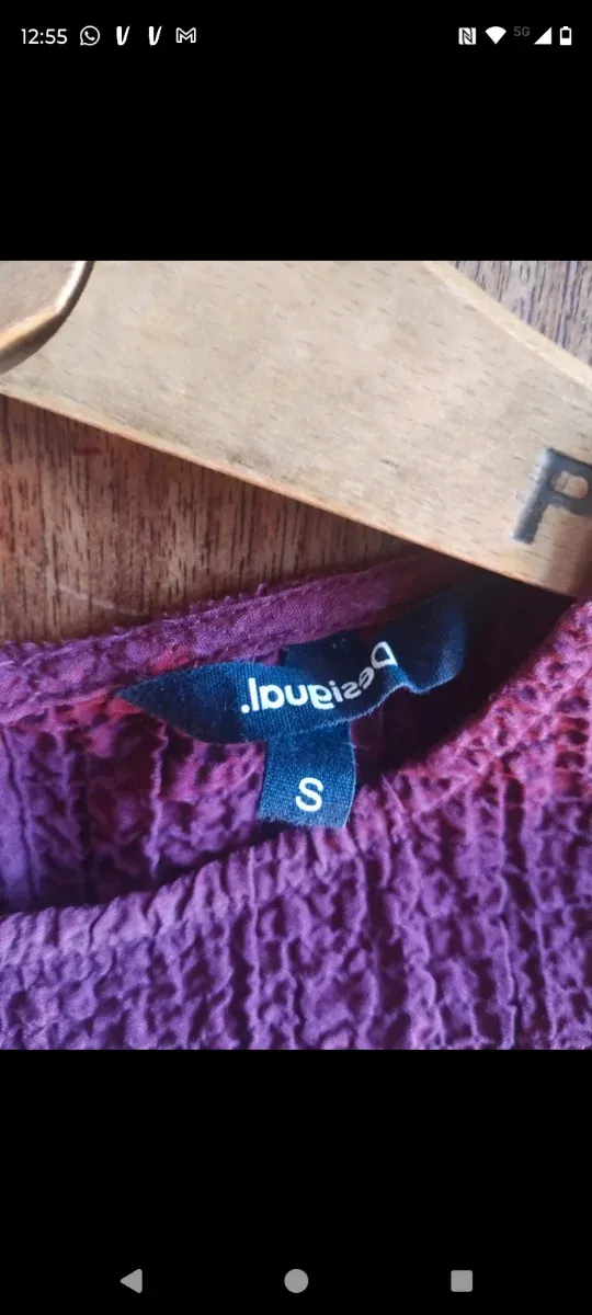 Vestido burdeos Desigual