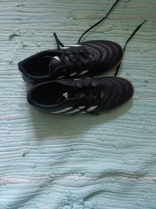 Zapatillas Fútbol Sala Adidas Hombre Negras