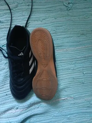 Zapatillas Fútbol Sala Adidas Hombre Negras
