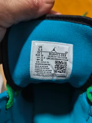 Nike Air Jordan Talla 36 Niñ@s Unisex