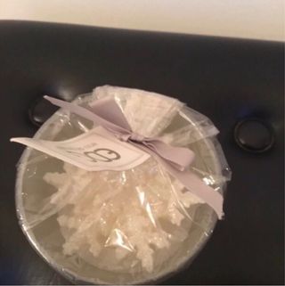 Vasetto portacandele natalizio fiocco neve