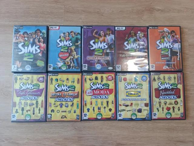 Pack Los Sims 2 + Expansiones PC
