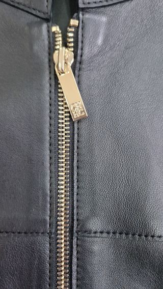 Cazadora Carolina Herrera Negra Mujer,de piel