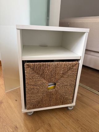 Comodino Notte IKEA + Cesta Vimini