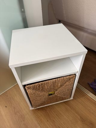 Comodino Notte IKEA + Cesta Vimini