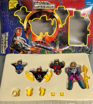 Brinquedo Vintage Heavy Machine 12 Peças