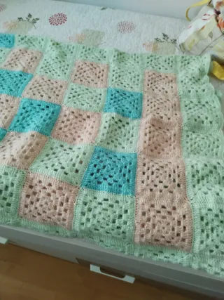 Chaleco crochet hecha a mano