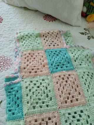 Chaleco crochet hecha a mano