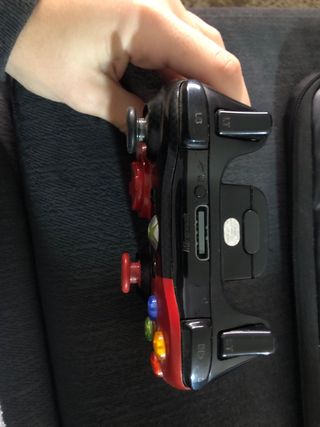 Mando Xbox 360 Rojo y Negro