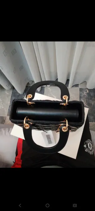 Bolso Dior Negro y Dorado