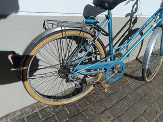 Bicicleta vintage francesa Motobecane Clásica Azul