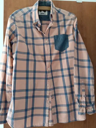 Camisa de cuadros caballero talla S