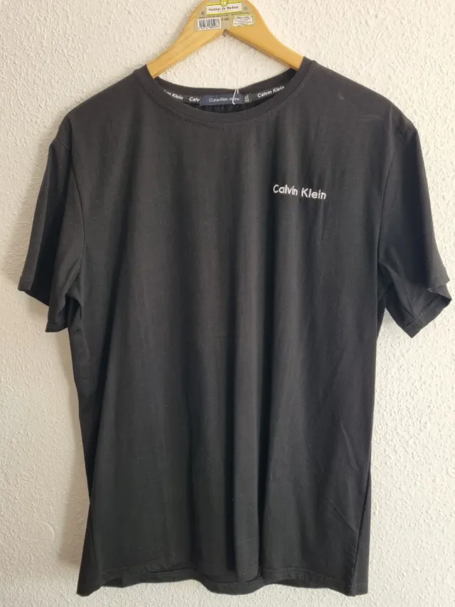Camiseta Calvin Klein Negra Hombre