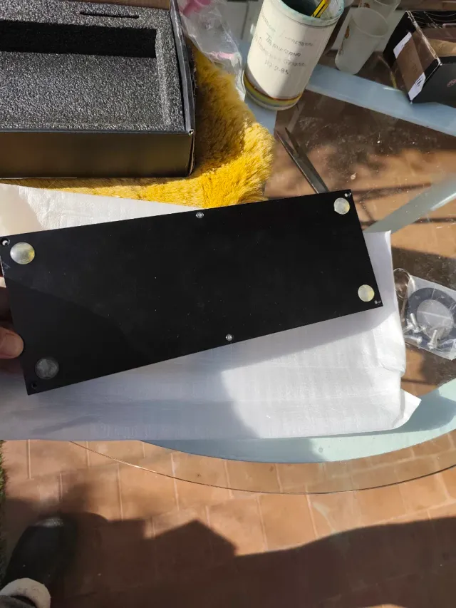 Carcasa Teclado Mecánico Metal Negra