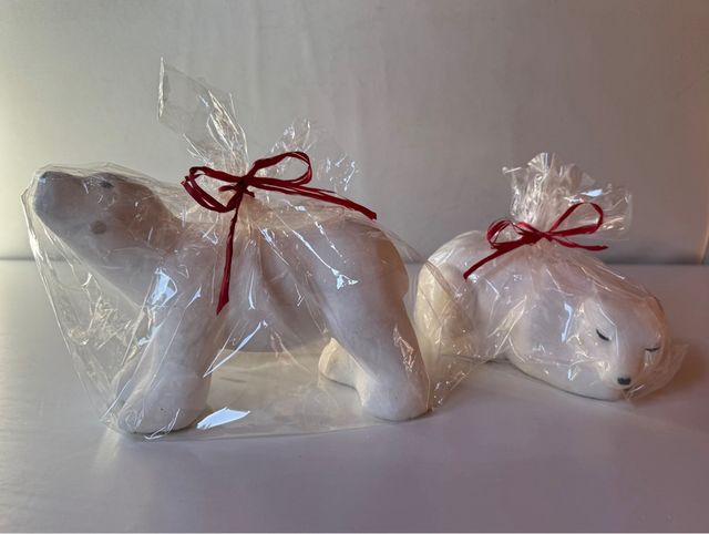 2 CANDELE ORSO POLAR