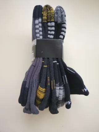 Calcetines Sportwear Talla 41-45 Negro/Gris