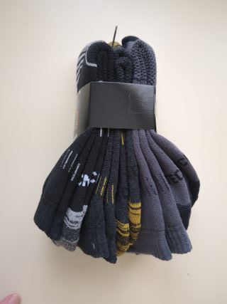 Calcetines Sportwear Talla 41-45 Negro/Gris