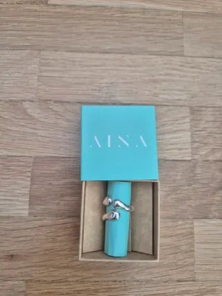 Anillo Plata Maciza Coral Aina Joies