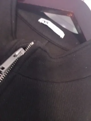 Abrigo Zara Negro Talla XL