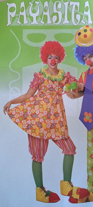 Disfraz Payasita Talla Única
