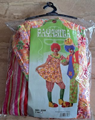 Disfraz Payasita Talla Única