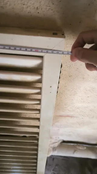 Rejilla de ventilación blanca