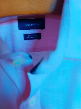 Camisa vestir caballero, color rosa Talla L