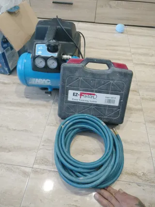 Kit Compresor Pistola Manguera Carpintería