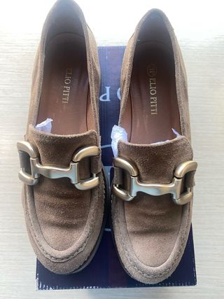 Mocasines Elio Pitti , colór taupe , Talla 38