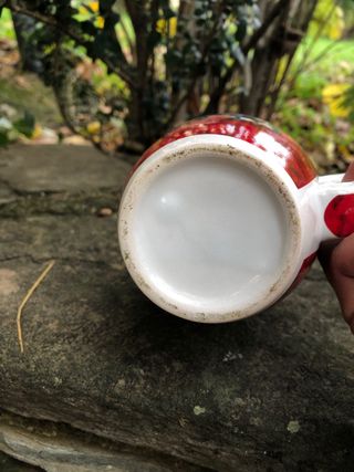 Tazza natalizia in ceramica