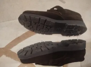 Mocasines Conguitos Marrones con Flecos