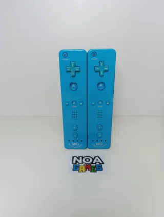Pack 2 Mandos Wii Motion Plus Azul