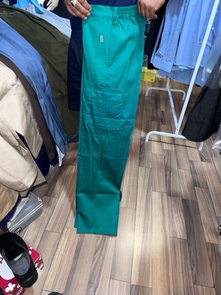 Pantalones de obra azules