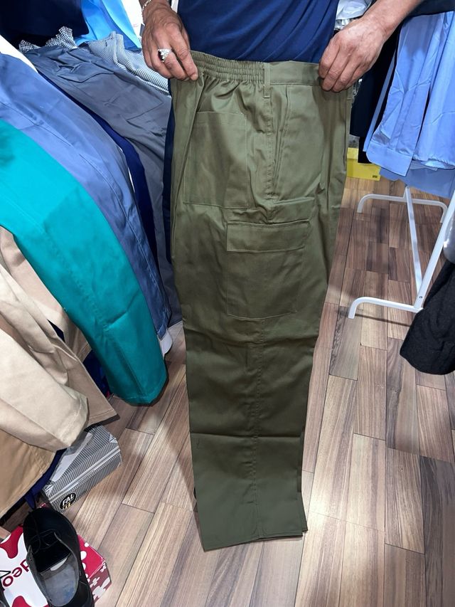 Pantalones de obra azules