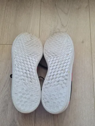 Zapatillas Adidas Cloudfoam Comfort Negras Rosas