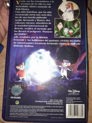 Lote 3 VHS Disney Clásicos
