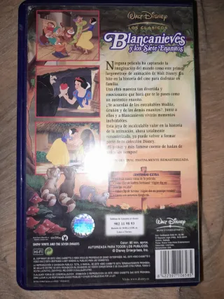 Lote 3 VHS Disney Clásicos
